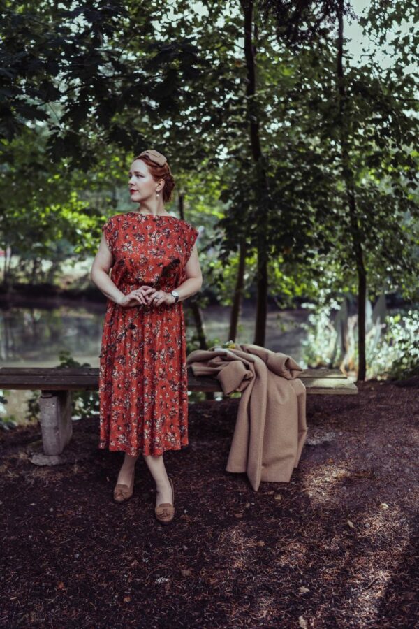 Kleid Hanna Kupfer Vintage