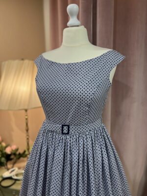 Kleid blaue Muster